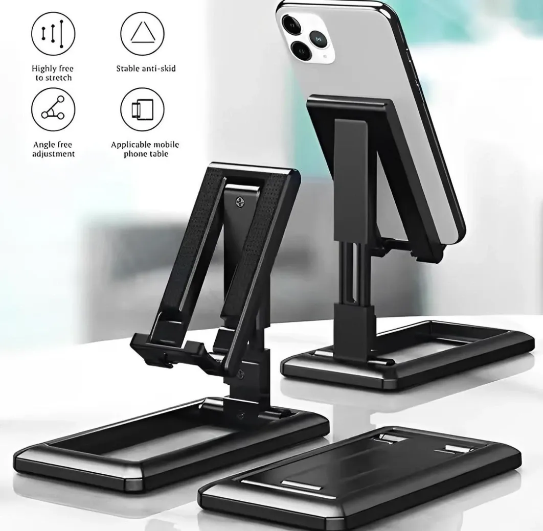 Premium Black Plastic Mobile Stand