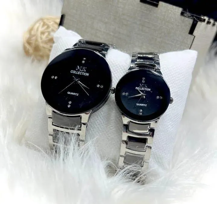 Stylish Unisex Couple Watches - Set of 2