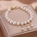 Pearl Beaded Bracelet For Women And Girls