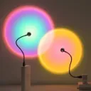 Rechargeable Multicolor Sunset Lamp - Dimmable Ambient Light