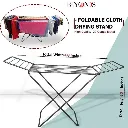 Foldable And Adjustable Clothes Drying Stand