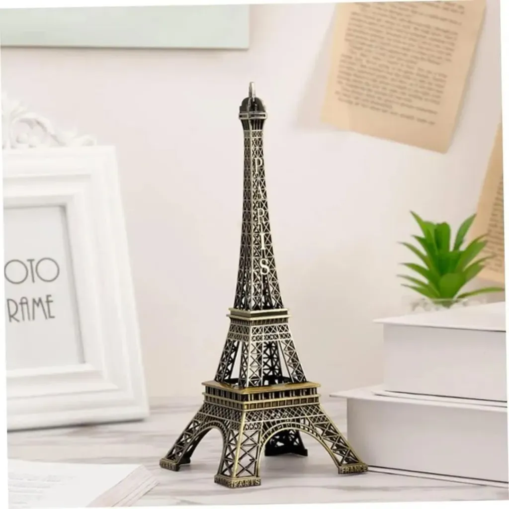 Metal Monument - Eiffel Tower for Home and Office Decor - 1 Pc - 4 inches