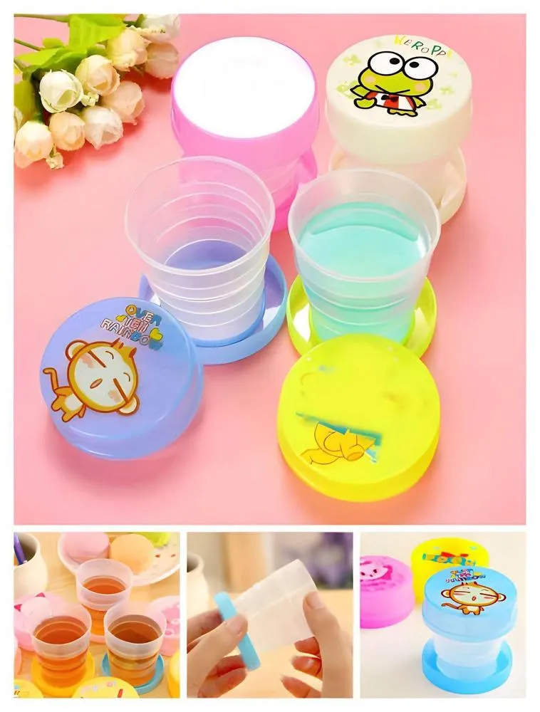 Foldable Plastic Picnic Waterglass Set , - Pack Of 2