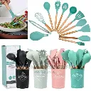 12 Pcs Silicone Spatula Spoon Set