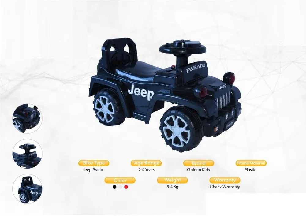 Kid's Riding Jeep (Black)