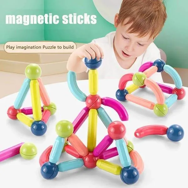 25 Pcs Magnetic Sticks Educational Toy