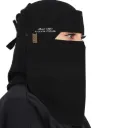 Wool Plain Niqab
