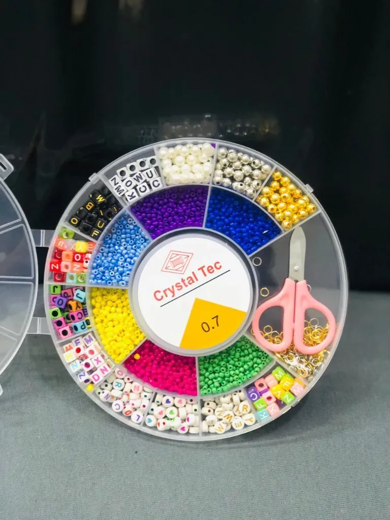 DIY Jewellery Beads Box / Seed Beads with Alphabets beads